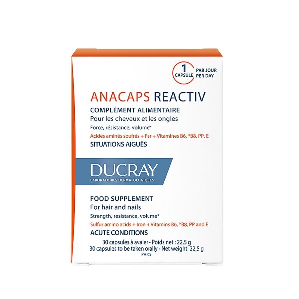 Ducray Anacaps Tri-Activ kapsule za kosu i nokte 30 kapsula